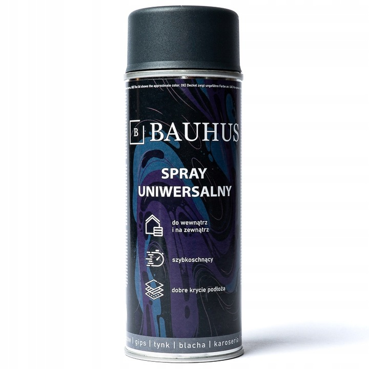 Vopsea spray emalioasa Bauhus, RAL 7016, antracit mat, 400ml