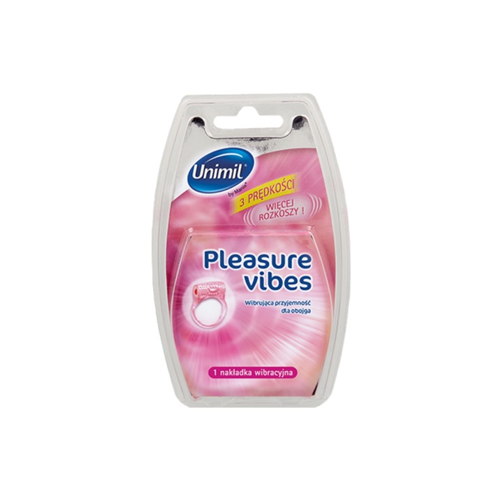Вибратор за двойка Unimil Pleasure Vibes, 3 скорости, универсален размер