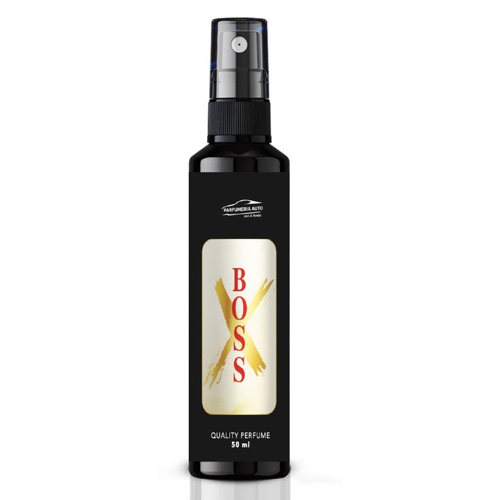 XBoss parfum auto, Mascente, flacon 50 ml cu breloc cadou