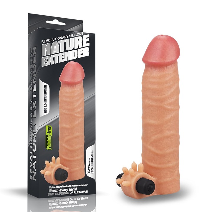 Extensie Lovetoy NATURE, material TPE, waterproof