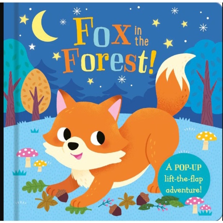 Carte pentru copii, NPP, Fox in the Forest, Children's Pop-Up Book, 3+ ani