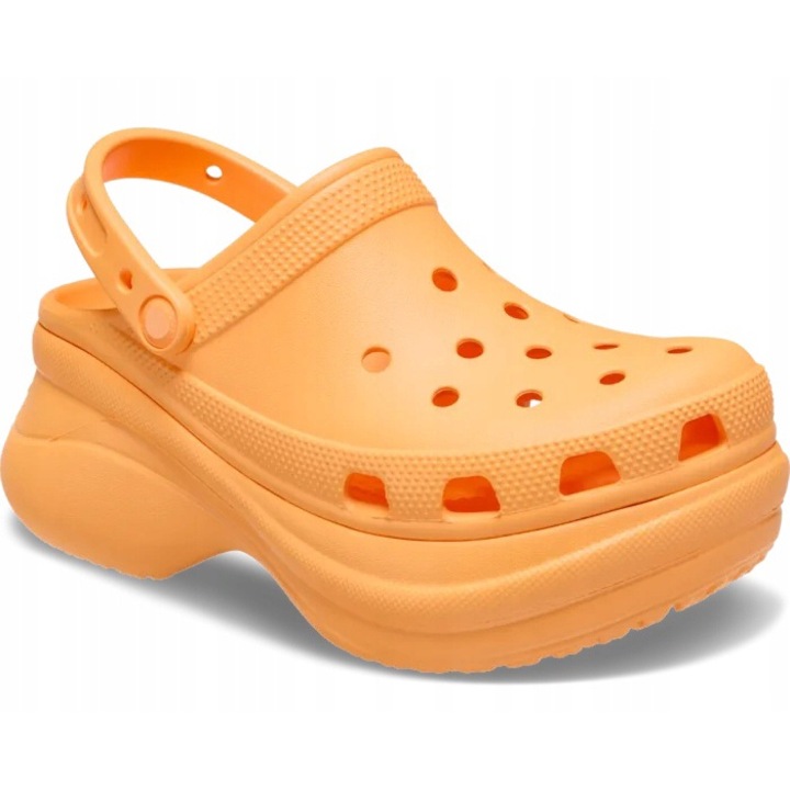 Crocs, Saboti slingback demi-wedge Bae, Portocaliu, 41-42