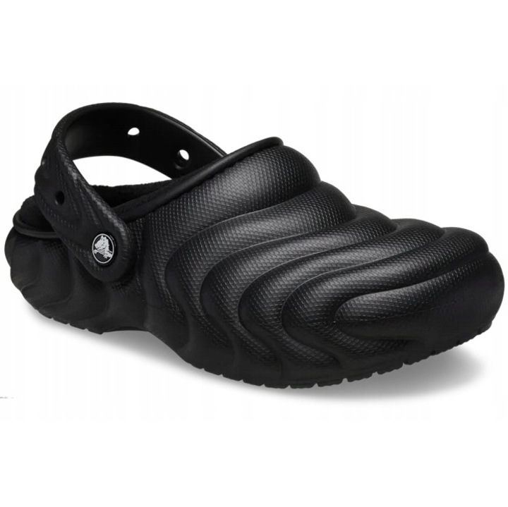 Saboti Izolati Femei, Crocs, Classic Cozzy Overpuff 210059 Sandal, Negru, Negru, 37-38