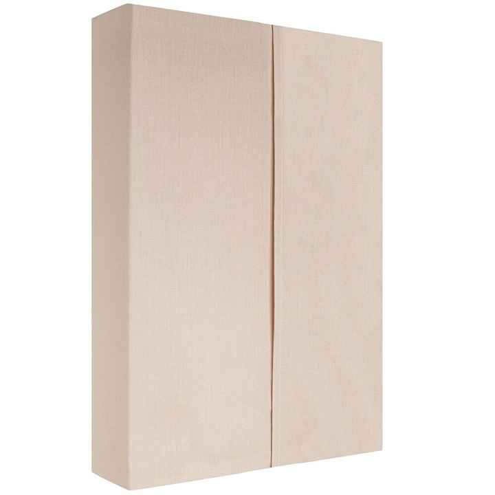 Cearceaf de pat Zaratex, 160x210cm, 100% bumbac, fara elastic, bej