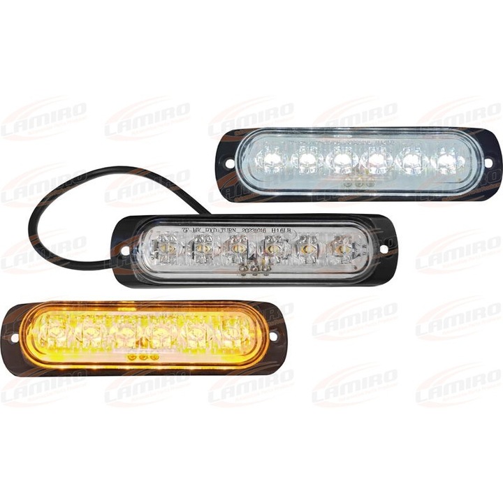 LED габаритна лампа, Lamiro, оранжева, 0.2кг