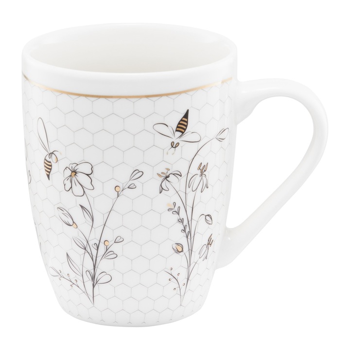 Cana AMBITION Gold Bee, 360ml, portelan