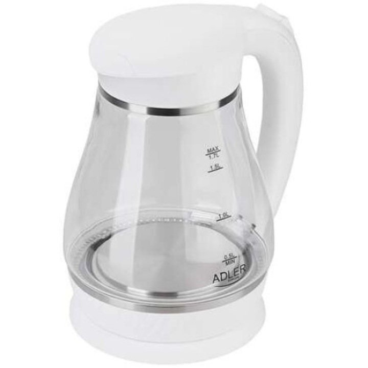 Ceainic electric fara fir, din sticla ADLER