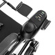 Scaun cu rotile electric, pliabil, manere rabatabile, dubla comanda, negru, Timago