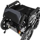 Scaun cu rotile electric, pliabil, manere rabatabile, dubla comanda, negru, Timago