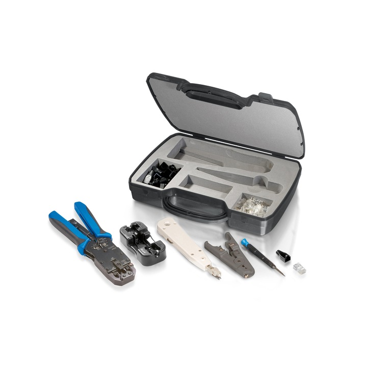 Комплект инструменти Equip, 20 клещи, многоцветни, 30x24x6см