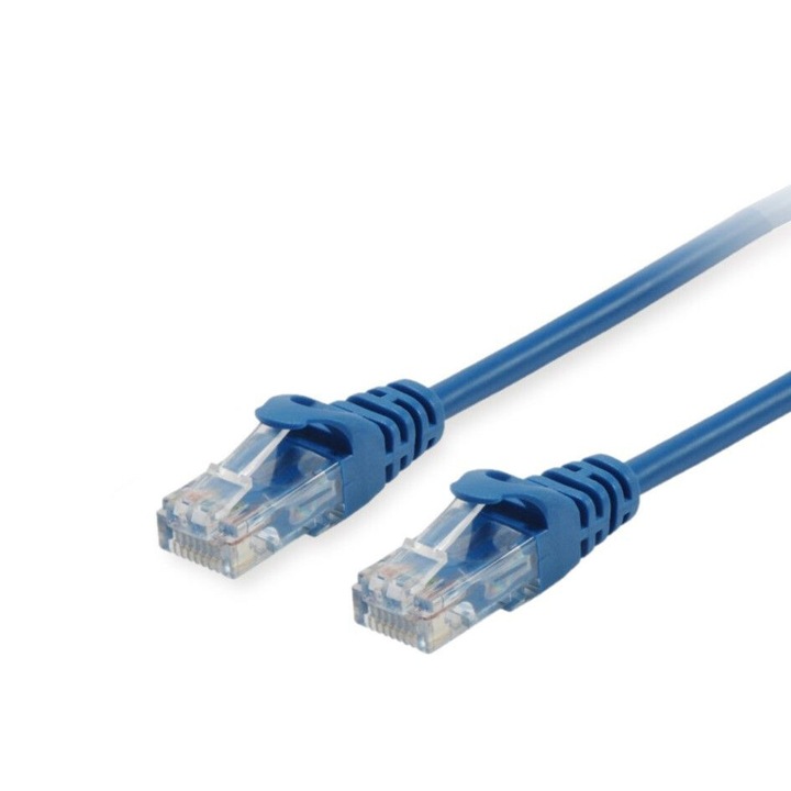 Мрежови кабели, Equip, 1.5 м, Cat6, U/UTP, RJ-45, син