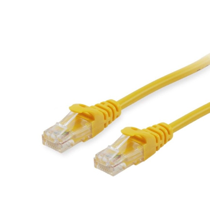 Мрежови кабели, Equip, 1.5 м, Cat6, U/UTP, RJ-45, жълти