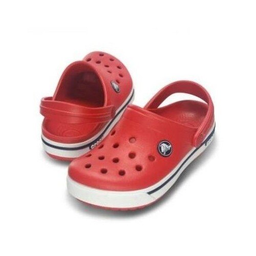 Papuci, fete, Crocs, Rosu/Bleumarin