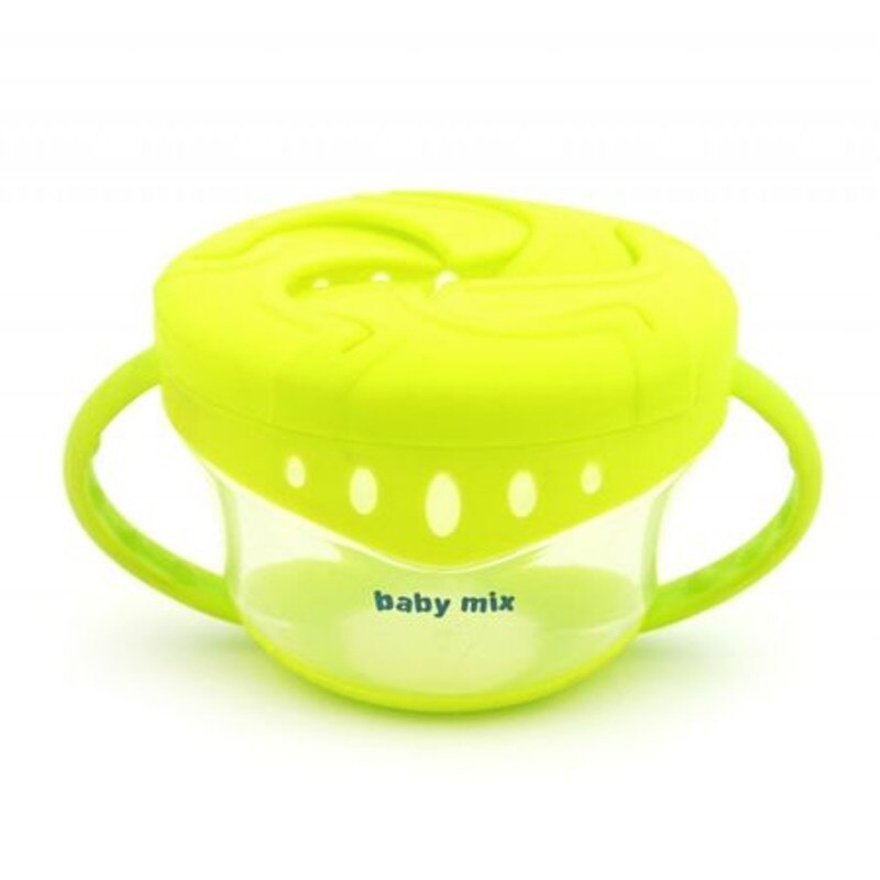 Bol cu manere pentru gustare Baby Mix 0410, Verde 12+ luni