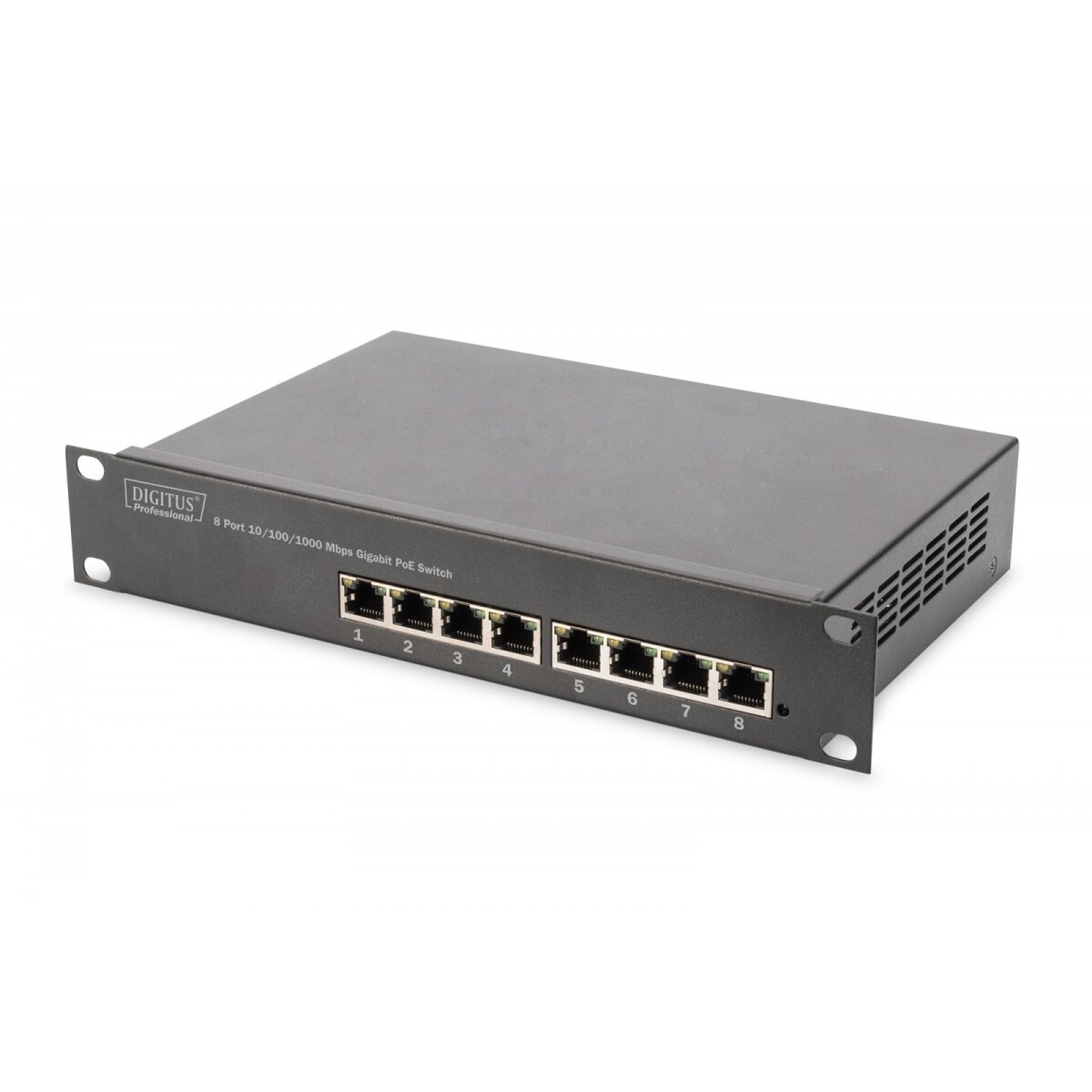 Switch 8-porturi Gigabit Ethernet PoE DIGITUS 10