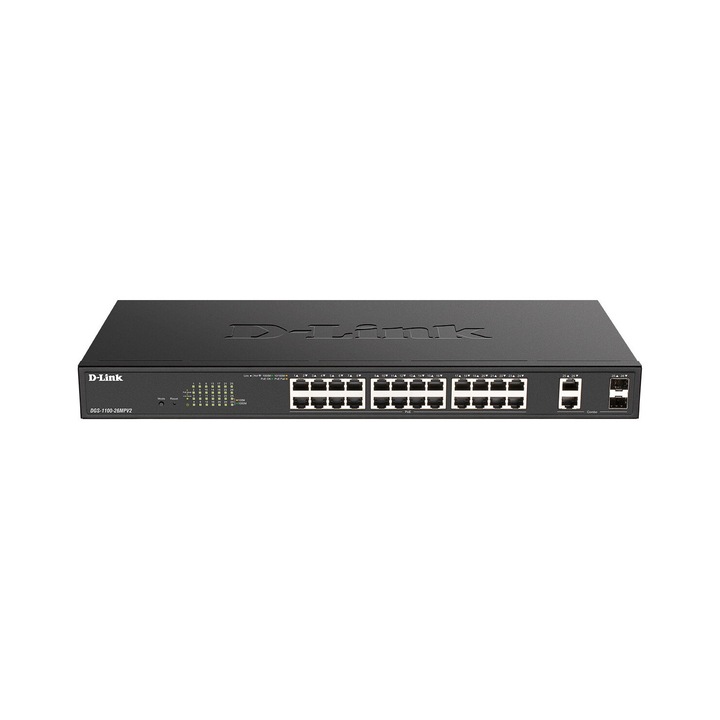 Switch D-Link DGS-1100-26, 24 port, 10/100/1000 Mbps