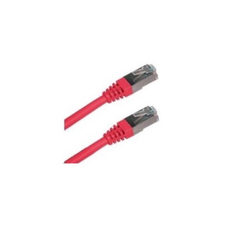 Cat6A jumperkábel, XtendLan, S-FTP, 5m, piros
