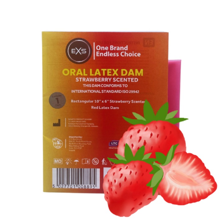 Orális óvszer, LTC Healthcare, ultra vékony, latex, 1 db