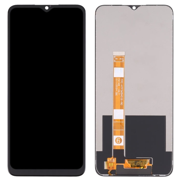Display pentru OPPO A5, DaDen®, Negru, LCD, Ecran Tactil, Best Quality