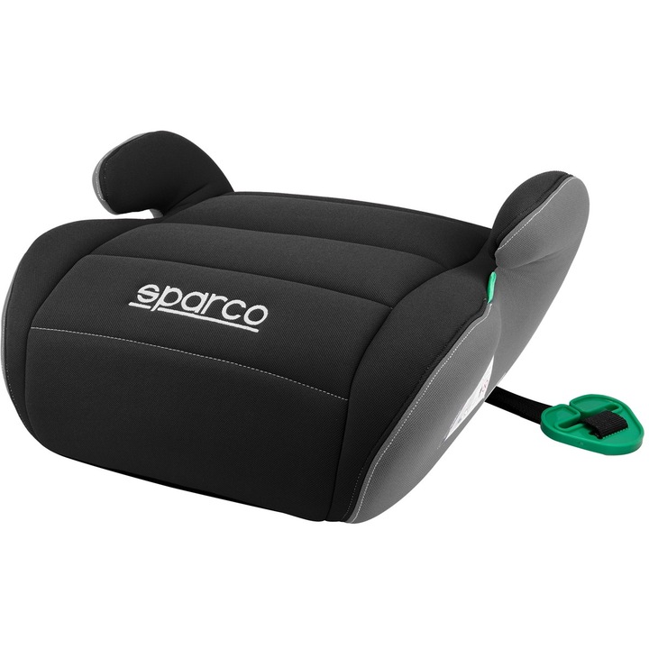 Столче за кола, Sparco, F100KI I-SIZE, 125-150см, подвижна тапицерия, черно