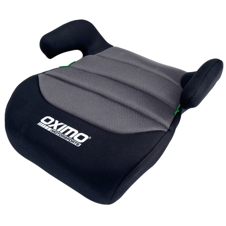 Gyerek autósülés, OXIMO, 126-150 cm, 15-36 kg, ellenálló kárpitozás, ergonomikus kialakítás, fekete/szürke