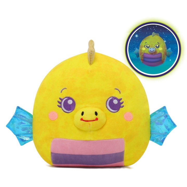 Jucarie de plus, Dream Beams, galben, 18x16x18cm