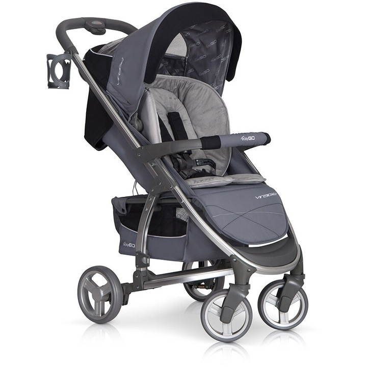 Бебешка количка, EasyGo Virage, 0-36 месеца, алуминий, 96x56x101см