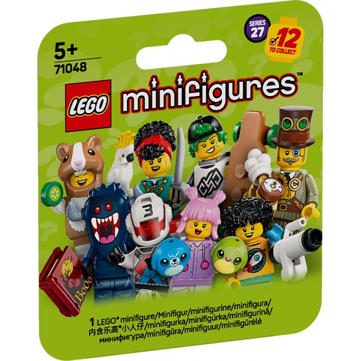 Minifigura LEGO Seria 27, set 1 bucata, 12 modele disponibile, diverse accesorii, multicolor