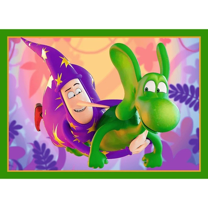 Puzzle, Trefl, 28,5x20,5 cm, 4 in 1, multicolor