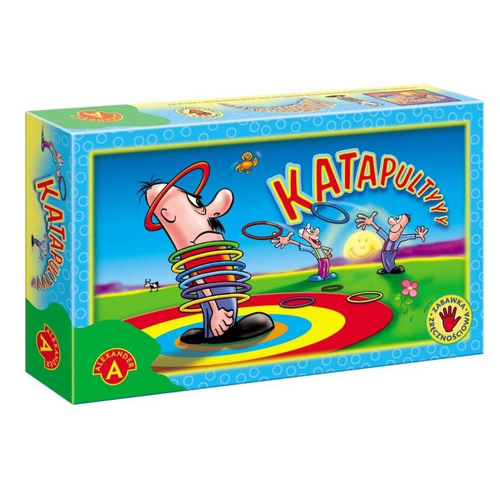 Joc de societate Katapulty, Alexander, pentru intreaga familie, dezvolta rabdarea si precizia, multicolor