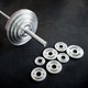 Set greutati olimpice TOS, 10-25 kg, HMS, 140 kg, cromate, 50 mm