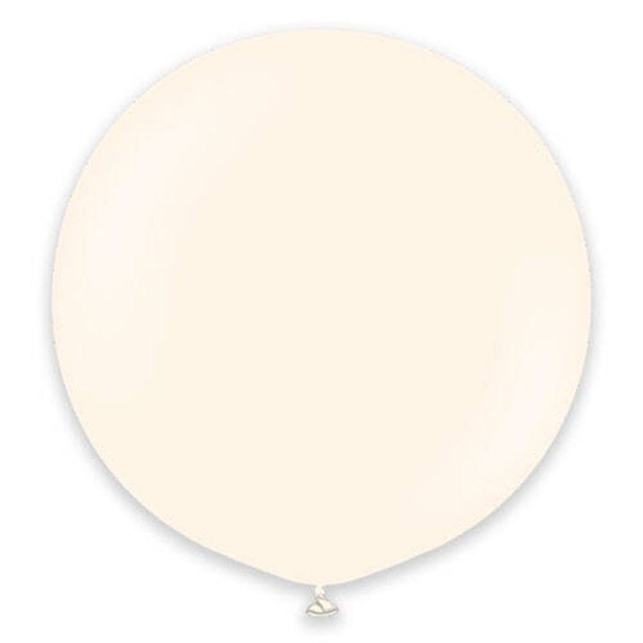 Kalisan latex léggömbök, Macaron Pale Salmon, 45 cm, 25 darabos készlet
