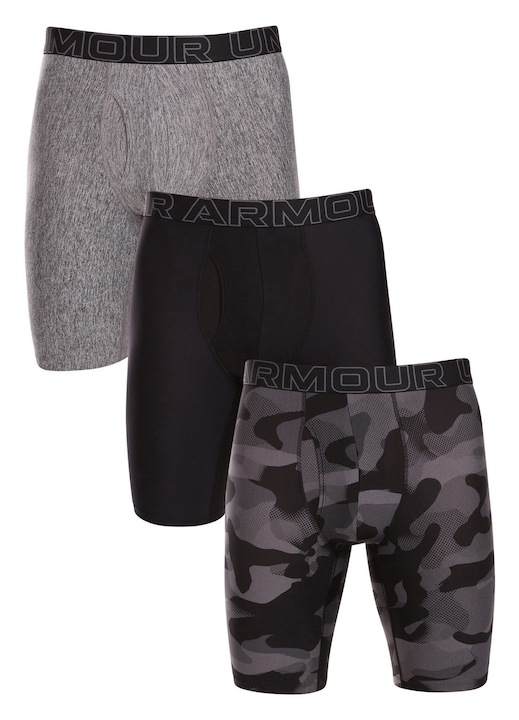 Set 3 boxeri barbati Under Armour multicolor, talie elastica, Multicolor