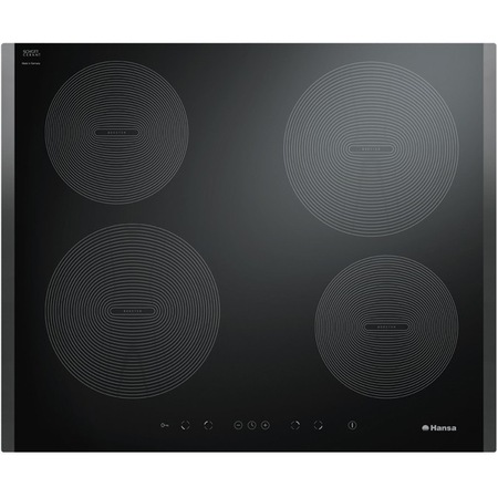 Plita incorporabila Hansa BHI68308, Inductie, 4 Arzatoare, Timer, Touch Control, Negru