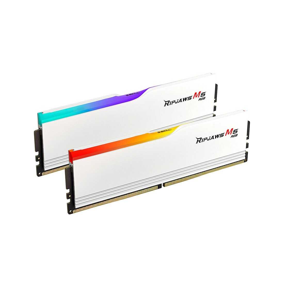 Memorie RAM G.Skill 32GB DDR5 6000MHz Kit (2x16GB) RGB Alb, CL36