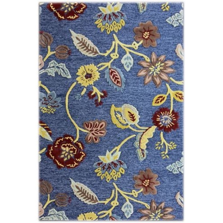 Bakero Covor Flowers 1510 blue (153x244 cm)