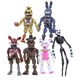 Figurine Five Nights At Freddy's, model PVC, dimensiuni 12-18cm, set de personaje