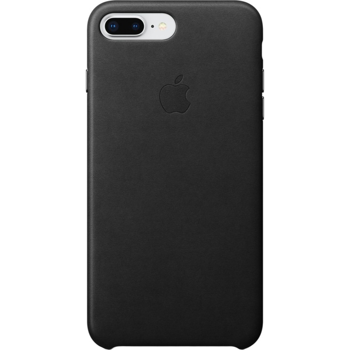 Защитен калъф Apple за iPhone 8 Plus / iPhone 7 Plus, Кожен, Black