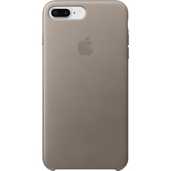 Husa de protectie Apple pentru iPhone 8 Plus / iPhone 7 Plus, Piele, Taupe Husa de protectie Apple pentru iPhone 8 Plus / iPhone 7 Plus, Piele, Taupe