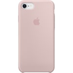 Husa de protectie Apple pentru iPhone 8 / iPhone 7, Silicon, Pink Sand