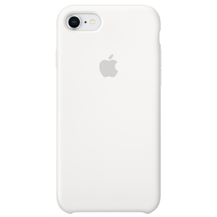 Apple iPhone 8 / iPhone 7 védőtok, szilikon, fehér
