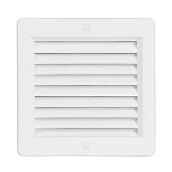 Rama de aerisire, cu plasa, 15 x 15 cm, alb, Haco Rama de aerisire, cu plasa, 15 x 15 cm, alb, Haco