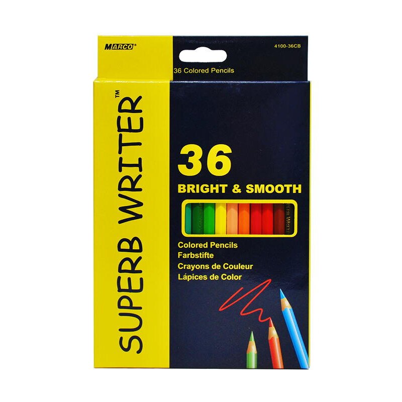 Set 36 Creioane Colorate Superb Writer Marco