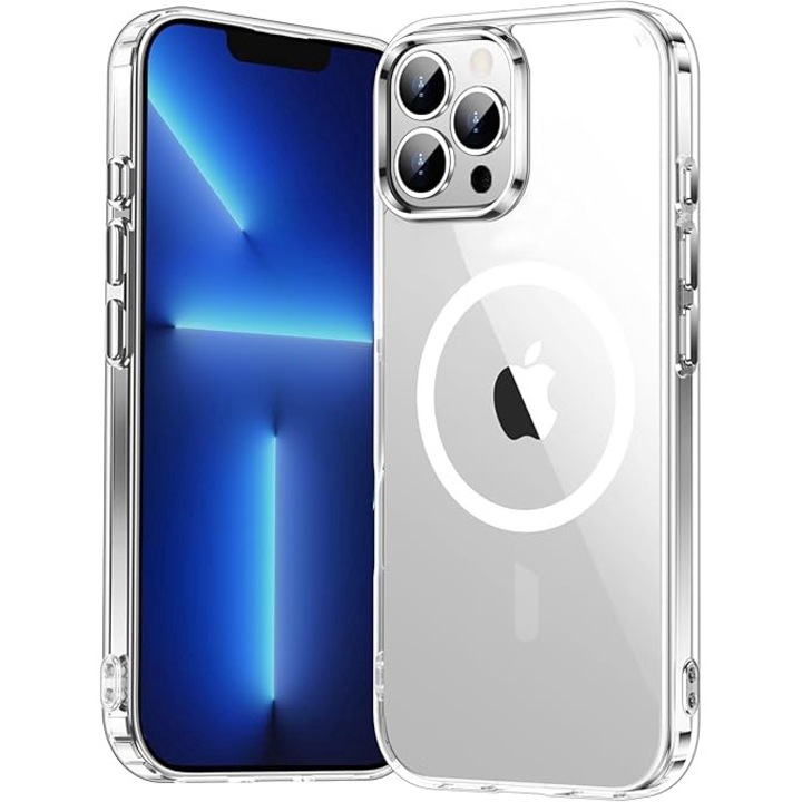 Калъф NGISTE EVYISPD® за iPhone 13 Pro, Spigen, поликарбонат, прозрачен/бял