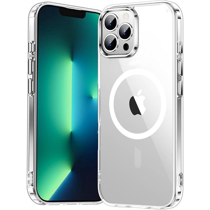 Калъф NGISTE EVYISPD® за iPhone 13 Pro Max, Spigen, поликарбонат, прозрачен/бял