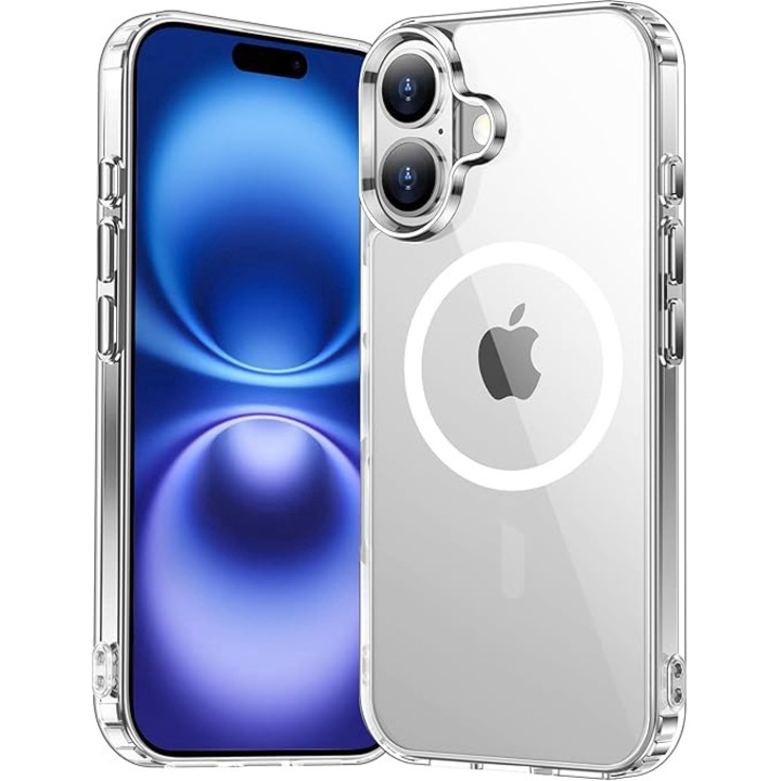 Калъф NGISTE EVYISPD® за iPhone 16, Spigen, поликарбонат, прозрачен/бял