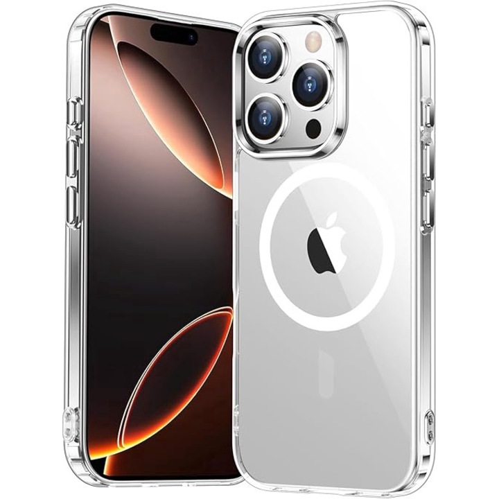 Калъф NGISTE EVYISPD® за iPhone 16 Pro Max, Spigen, поликарбонат, прозрачен/бял