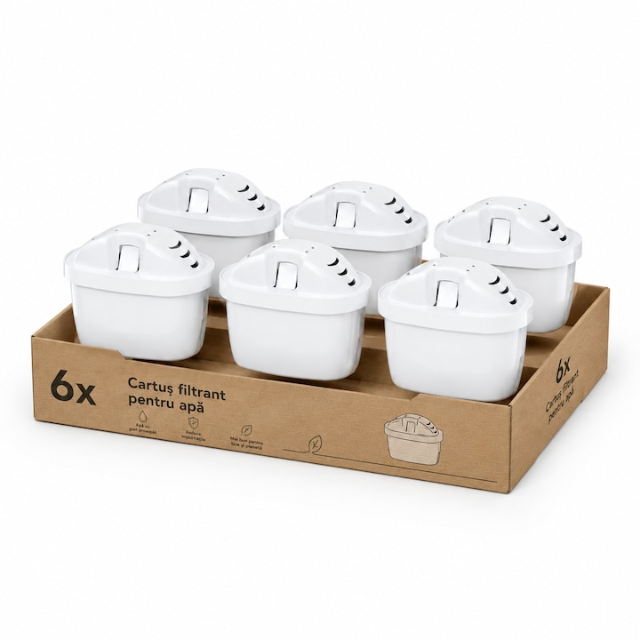 Set 6 filtre pentru cana filtranta Brita, Mutital, compatibil cu Brita Maxtra/Dafi/Aquaphor