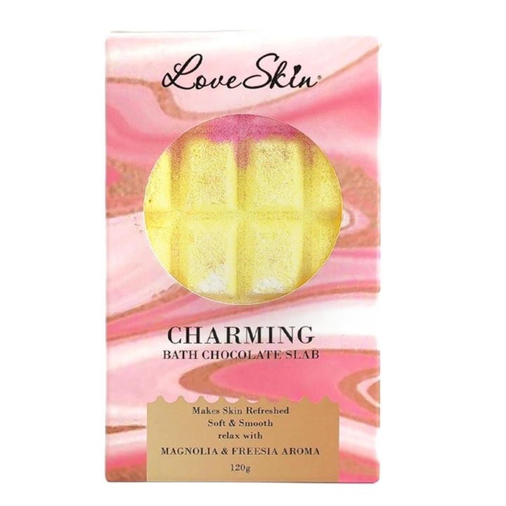 Ciocolata de Baie Love Skin Charming, 120g, solid, pentru femei, aroma flori si vanilie