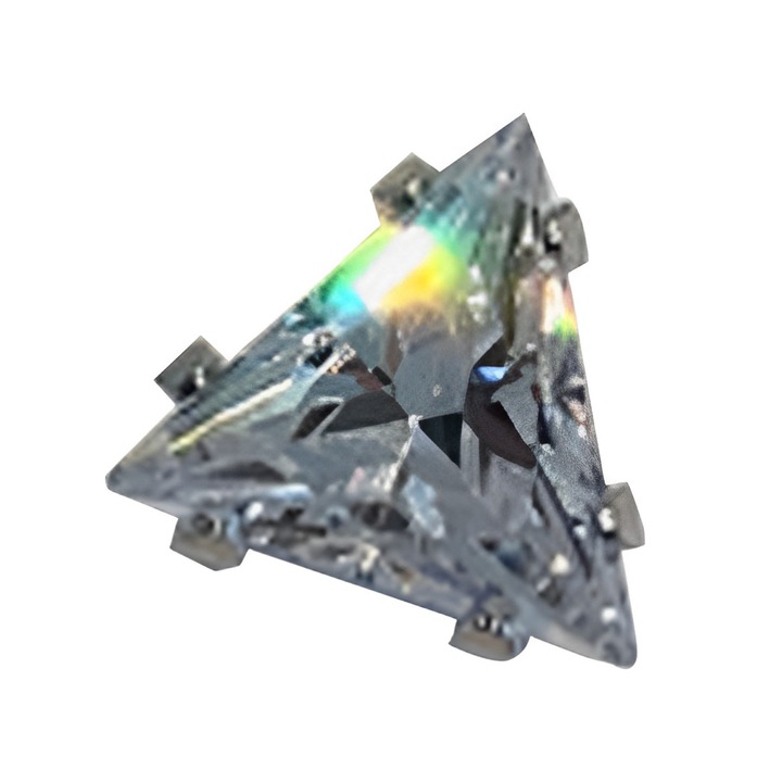 Cercei unisex Enforose, piatra magnetica, zirconiu, stil elegant